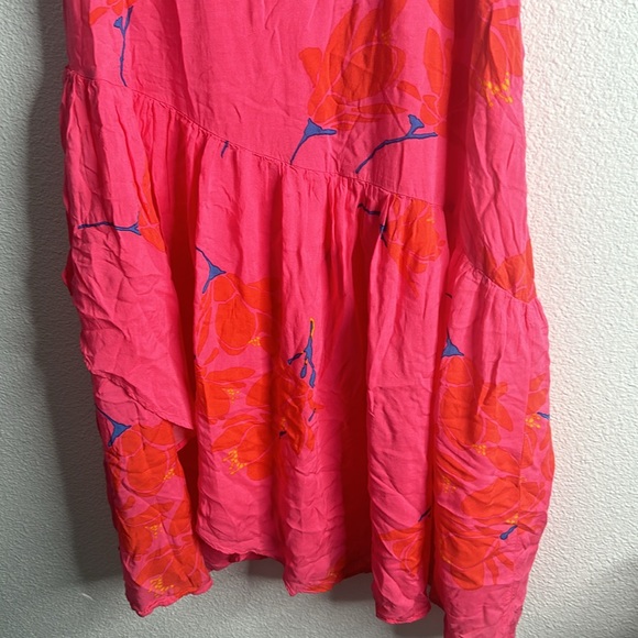 Free people she's A waterfall pink midi dress size 8 - Picture 6 of 11